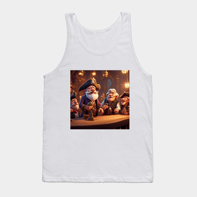 Pensioners as Pirates Tank Top by Colin-Bentham